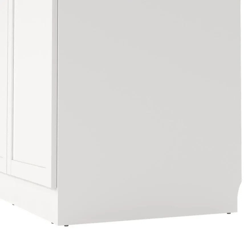 Бял гардероб 99x200x62 cm Billund – Tvilum