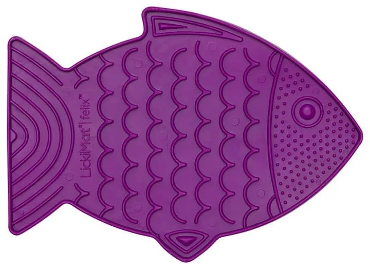 Подложка за облизване за котки Felix Purple - LickiMat