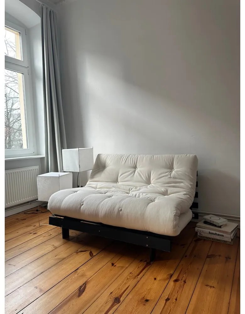 Кафяв разтегателен диван 140 cm Roots Black Night – Karup Design