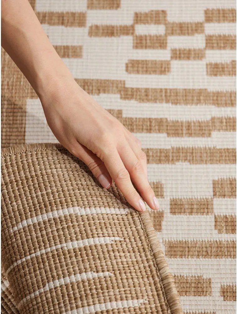 Кремав/в естествен цвят килим за открито и закрито 200x300 cm Haringey Acacia – Ted Baker