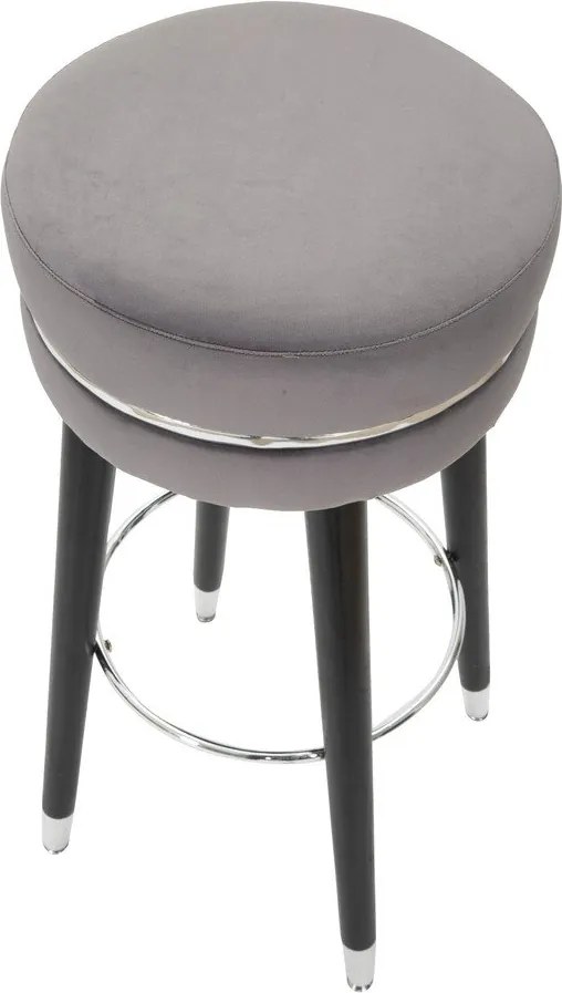 Сив тапициран бар стол (височина на седалката 74 cm) Paris – Mauro Ferretti