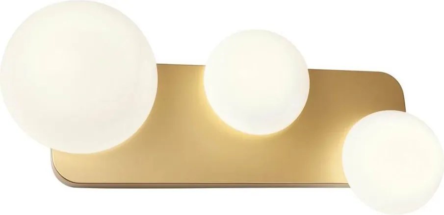 Redo 01-2472 - Настенно осветително тяло LUMIEN 3xG9/10W/230V златисто/бяло