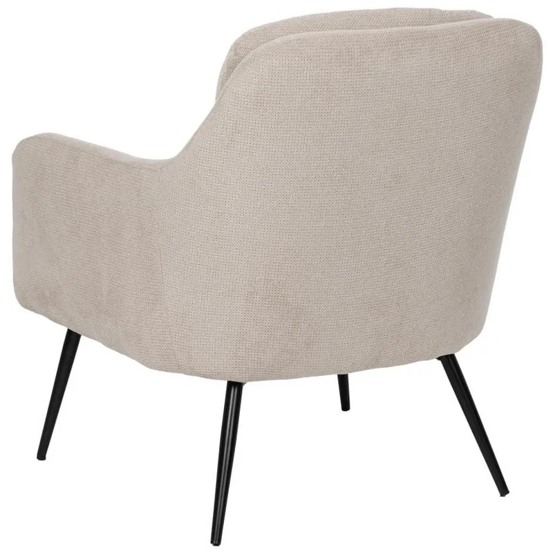 Бежово шенилово кресло Classic – Ixia