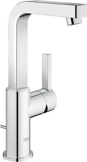 Смесител едноръкохватков за умивалник с висок чучур Lineare