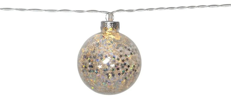 Коледна светлинна верига 130 cm Glitter - Star Trading