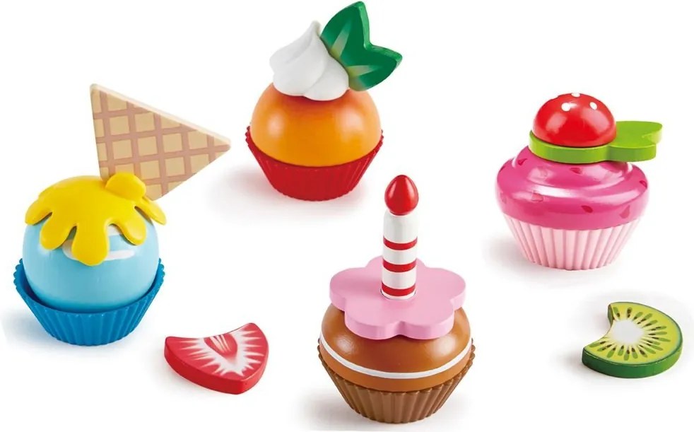 Hape - Комплект дървени сладкиши Къпкейк H3157