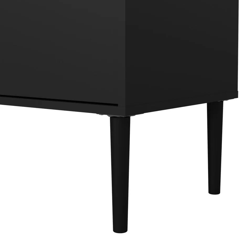 Черна маса за телевизор 177x57 cm Media - Tvilum