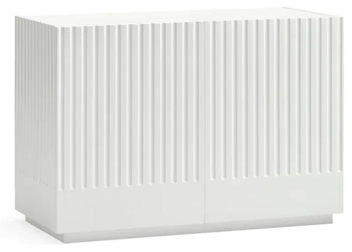 Бял нисък скрин с чекмеджета 100x70 cm Doric - Teulat