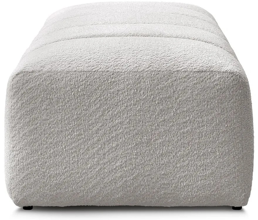 Светлосива табуретка от прежда с примки от букле Annecy – Bobochic Paris