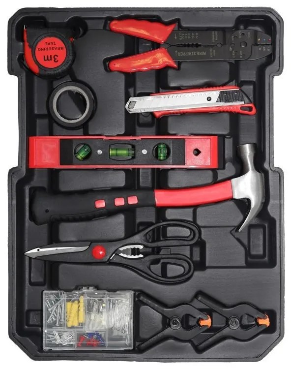 Комплект инструменти от 189 части в куфарче за инструменти