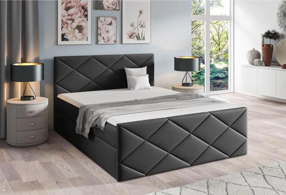 Тапицирано легло Herkules-Korali-200 x 200