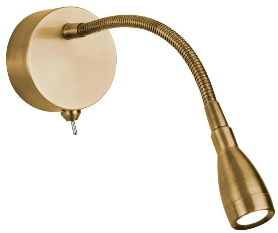 Searchlight 9917SB - LED стенно точково осветително тяло FLEXY LED/0,8W/230V