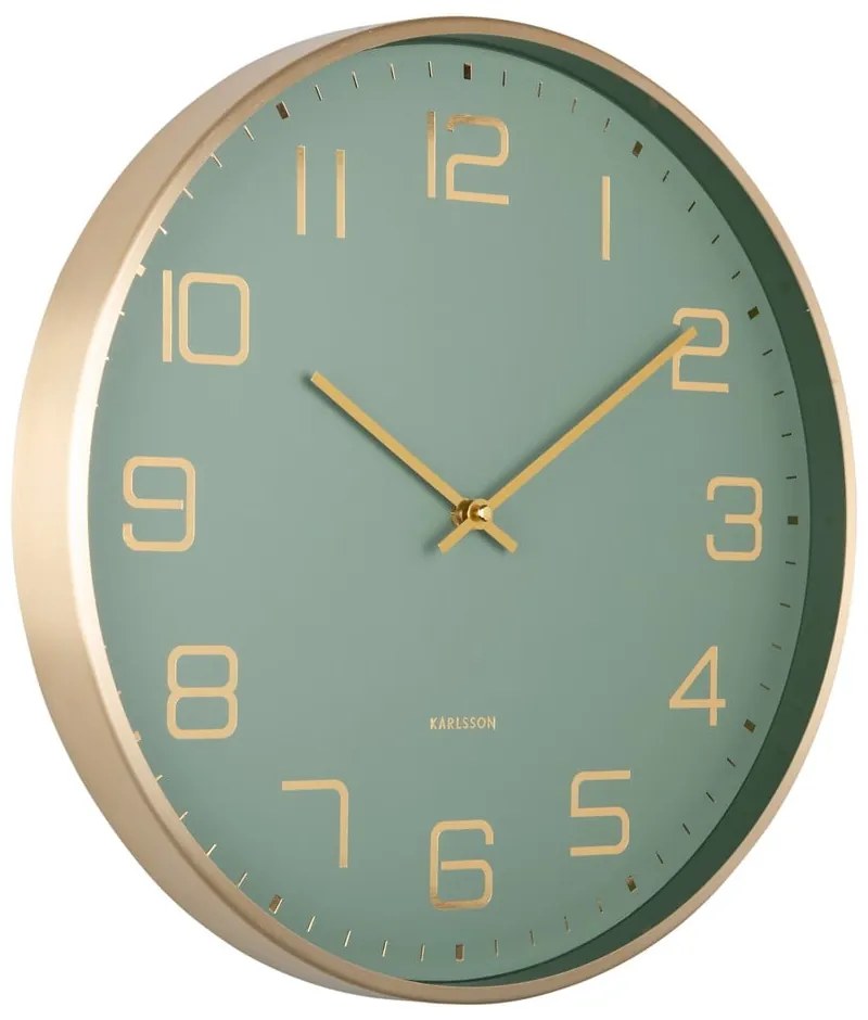 Стенен часовник ø 40 cm Elegance Glow – Karlsson