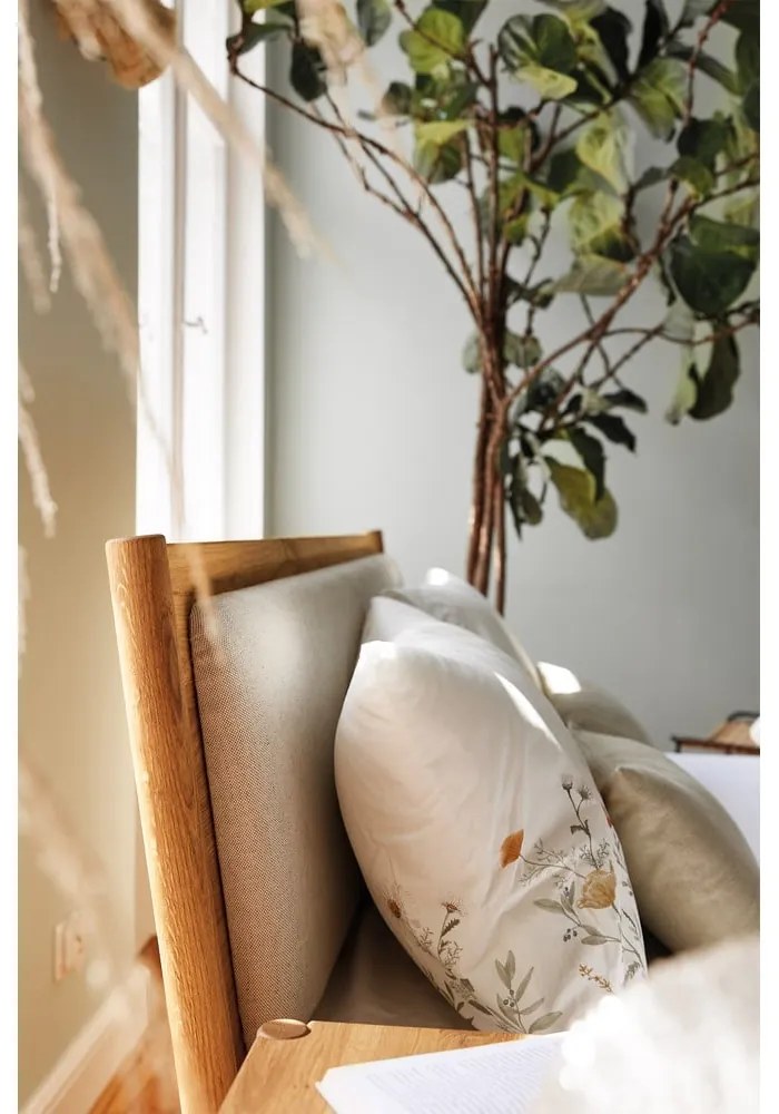 Единично легло от дъбова дървесина 90x200 cm в естествен цвят Pola - The Beds