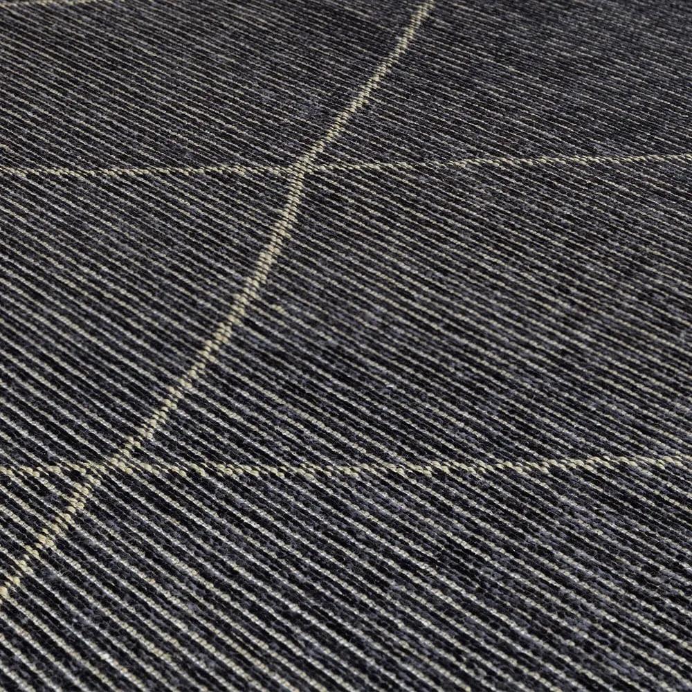 Тъмносив килим със смес от юта 120x170 cm Mulberrry – Asiatic Carpets