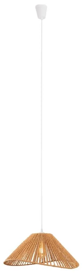 MAXLIGHT P0577 - Пендел AMALFI 1xE27/15W/230V Ø 45 см бежов