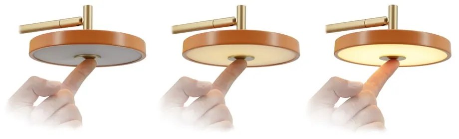 Оранжева LED затъмняваща се стенна лампа ø 15 cm Asteria Wall Short – UMAGE