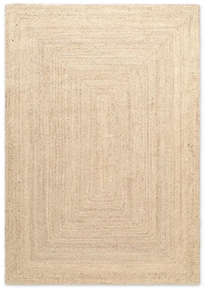 Двустранен ръчно изработен ютен килим в светло естествен цвят 160x230 cm Sharmila Natural White – Hanse Home