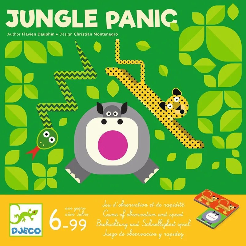 Djeco - Игра за наблюдение и скорост паника в джунглата DJ08577
