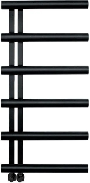 Релса за кърпи с отопление Inox Accent I-Черен