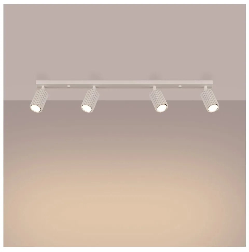 Кремав прожектор 6,5x81 cm Gleam – Sollux