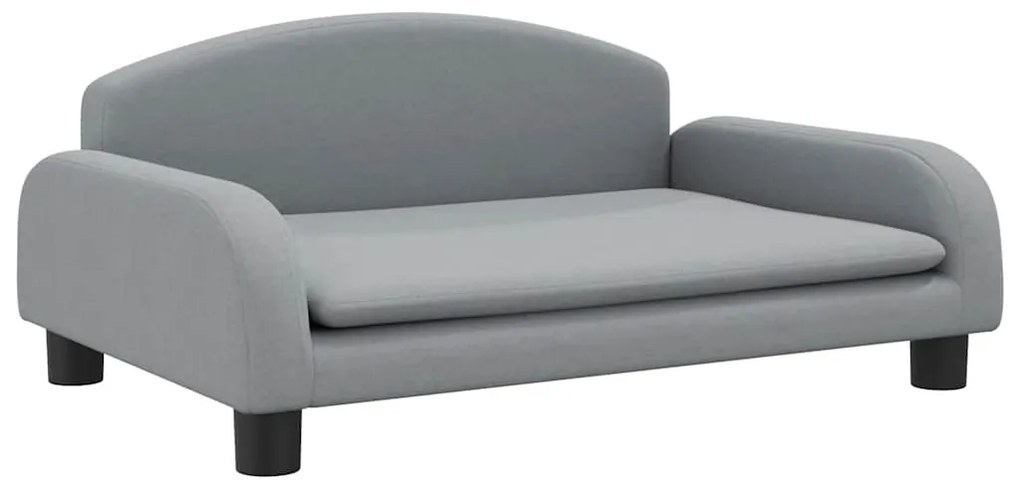 3196358 vidaXL Детски диван, светлосив, 70x45x30 см, текстил