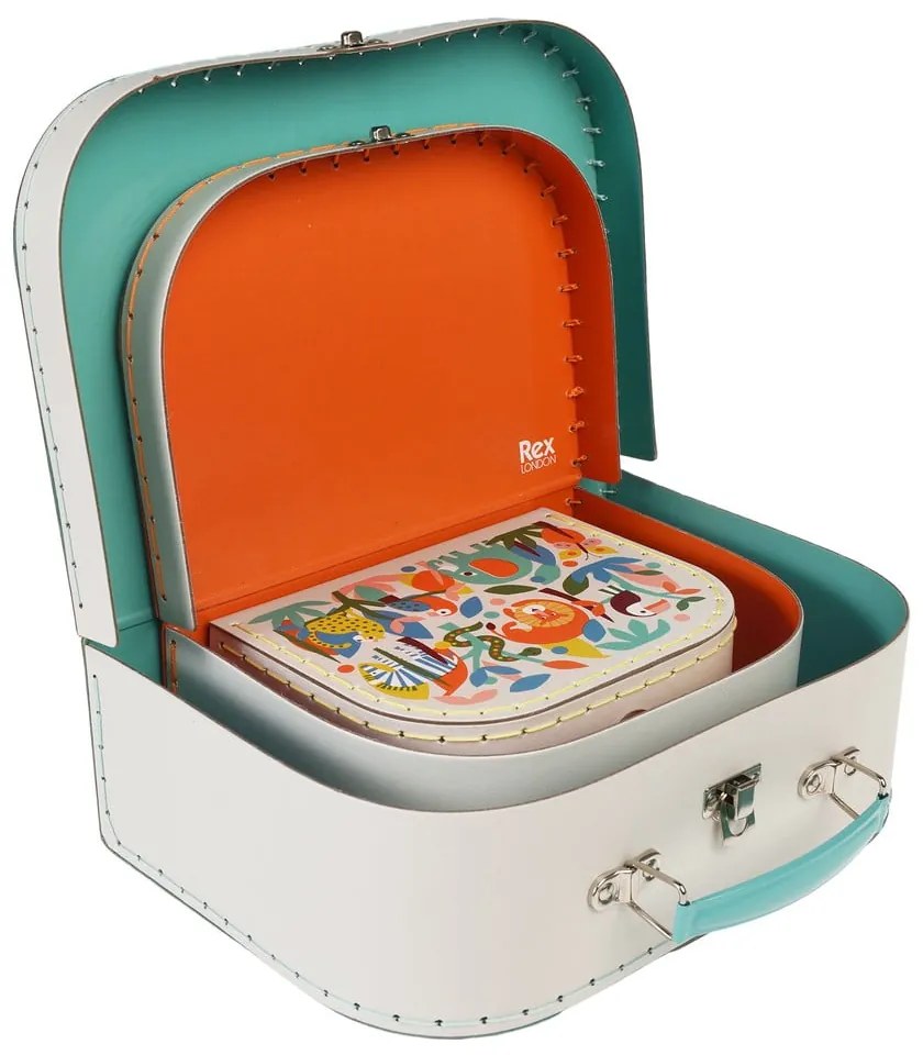 Детски куфари в комплект от 3 броя Wild Wonders - Rex London