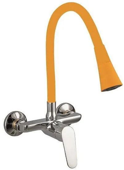 Стенен смесител за кухня LINNI YELLOW MATT, Inter Ceramic, ICF 5108152Y 7789