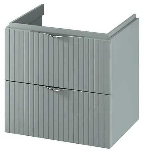 Cersanit S1015-015 - Висящ шкаф за баня под мивка TIRSO 60x45 cm в цвят мента