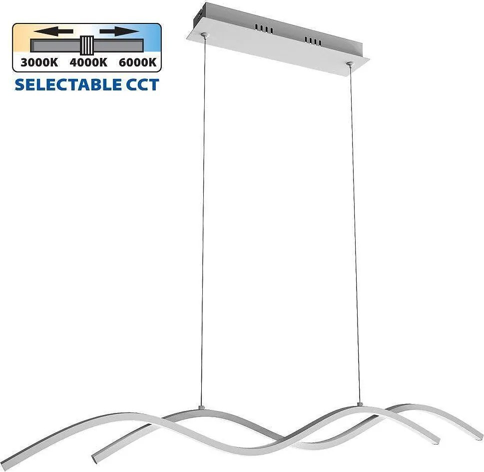 Полилей LOARA LED, бял, 27W, 3000-4000-6000K