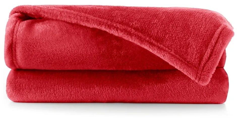 Червено одеяло от микрофибър , 160 x 210 cm Mic - DecoKing