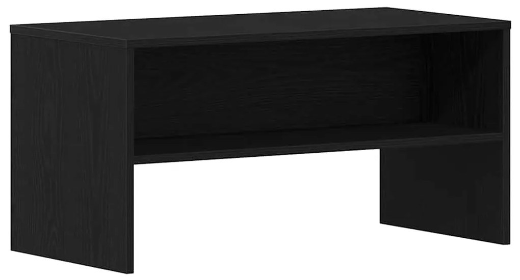 862393 vidaXL ТВ шкаф Черен дъб 80x40x40 cm Инженерна дървесина