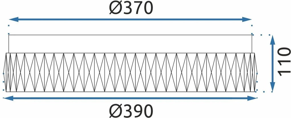 Кристален полилей APP1742-C 40 cm CHROME