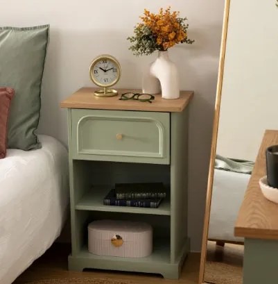 Нощно шкафче atmosphera Mohea, 67 cm, Зелен