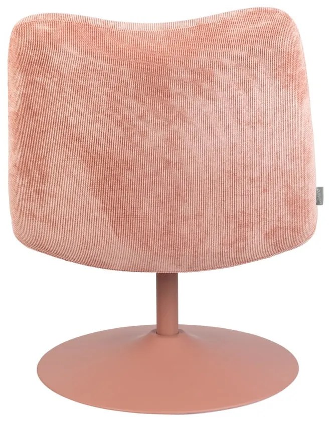 Кресло от розово кадифе Bubba - Zuiver