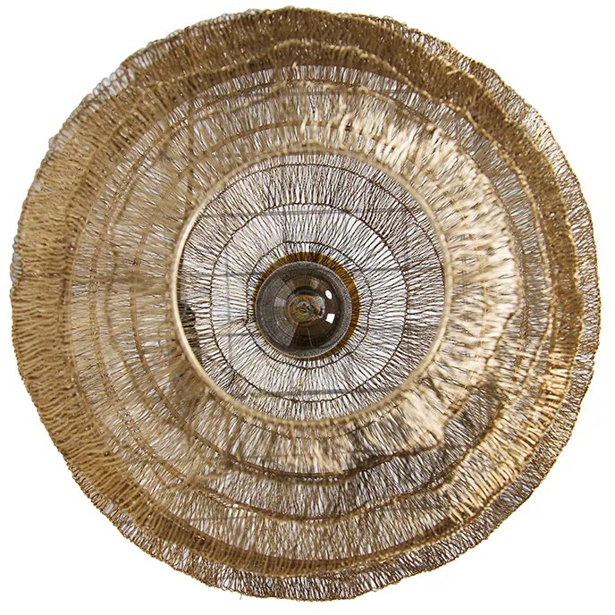 Ориенталска таванна лампа златиста 45 см - Vadi