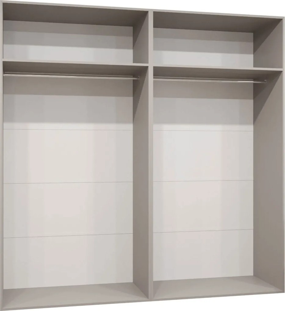 Гардероб Малага четирикрилен-Бял