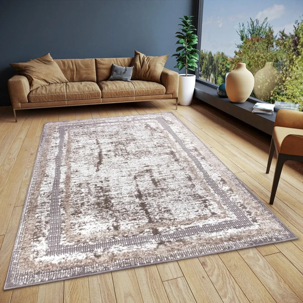 Килим в бежово-сребристо 120x170 cm Shine Classic - Hanse Home