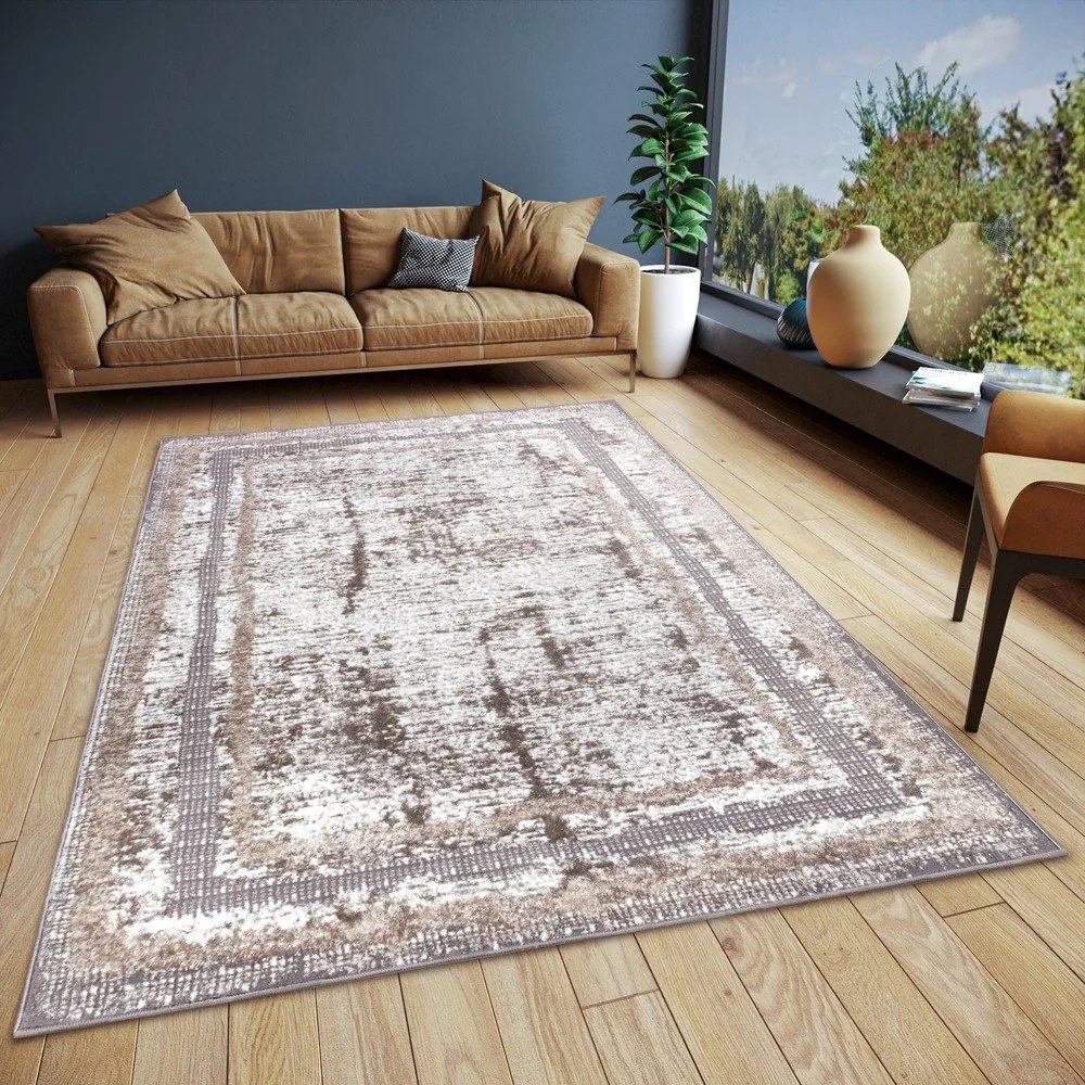 Килим в бежово-сребристо 200x280 cm Shine Classic - Hanse Home