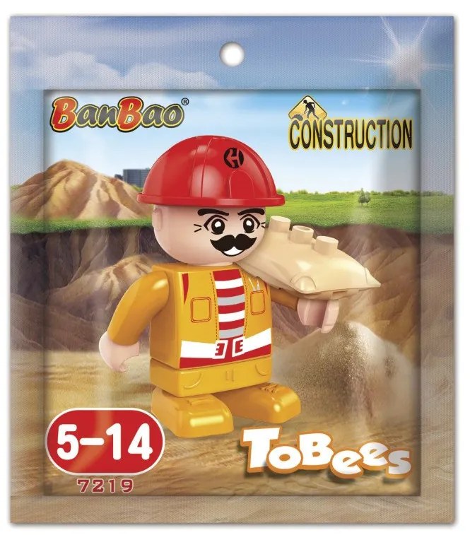 BanBao - Конструктор мини фигурка Строител
