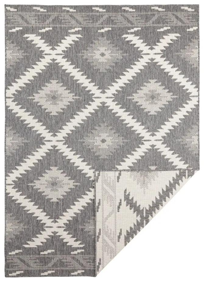 Сив и кремав килим на открито , 150 x 80 cm Malibu - NORTHRUGS