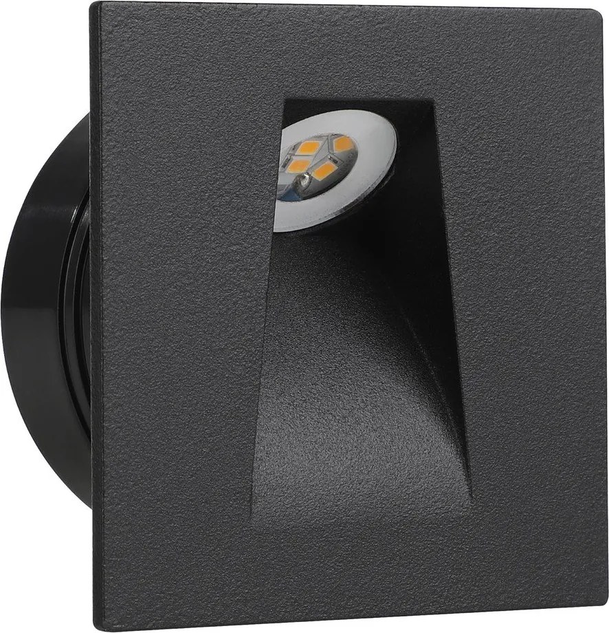 Черна LED стенна лампа MECINOS – EGLO