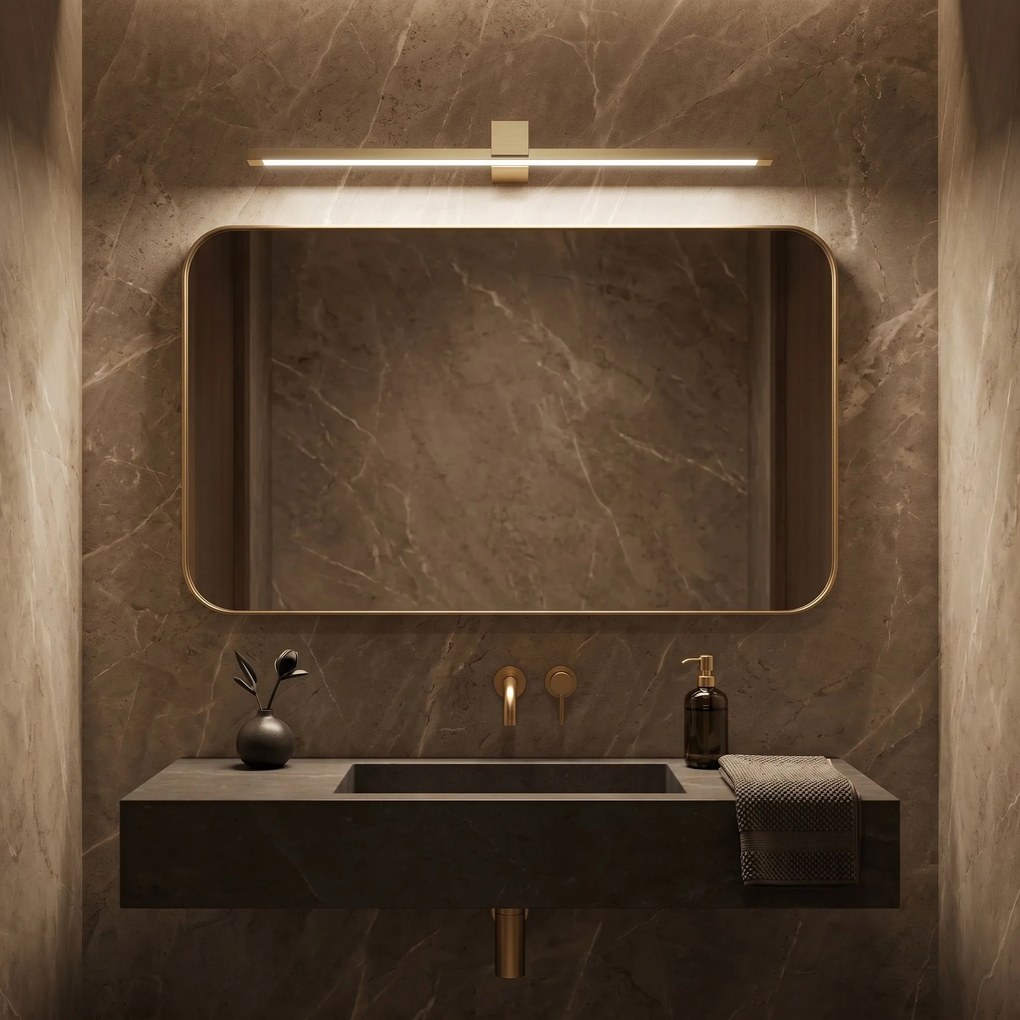 LED аплик за баня SWE048-1W 80cm GOLD BRUSH