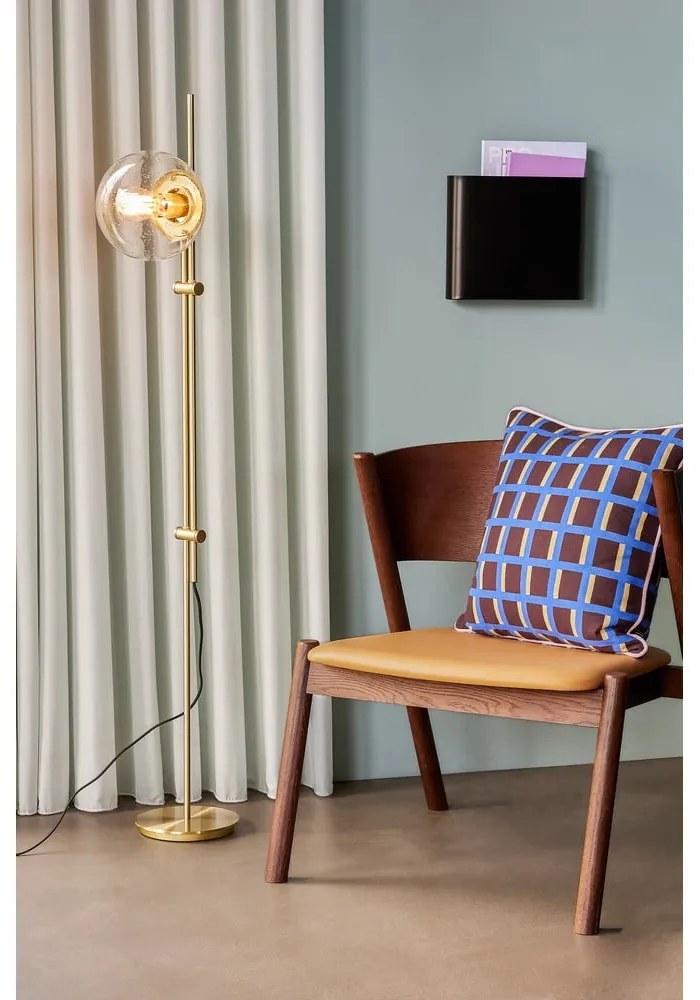 Тъмнокафяво кресло Oblique – Hübsch