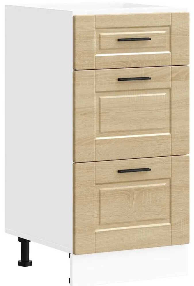 854223 vidaXL Кухненски шкаф Porto, дъб сонома, инженерно дърво