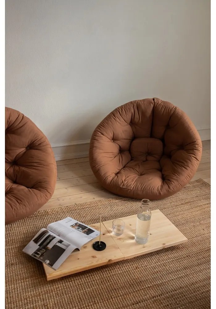 Бежов ленен фотьойл Nido - Karup Design