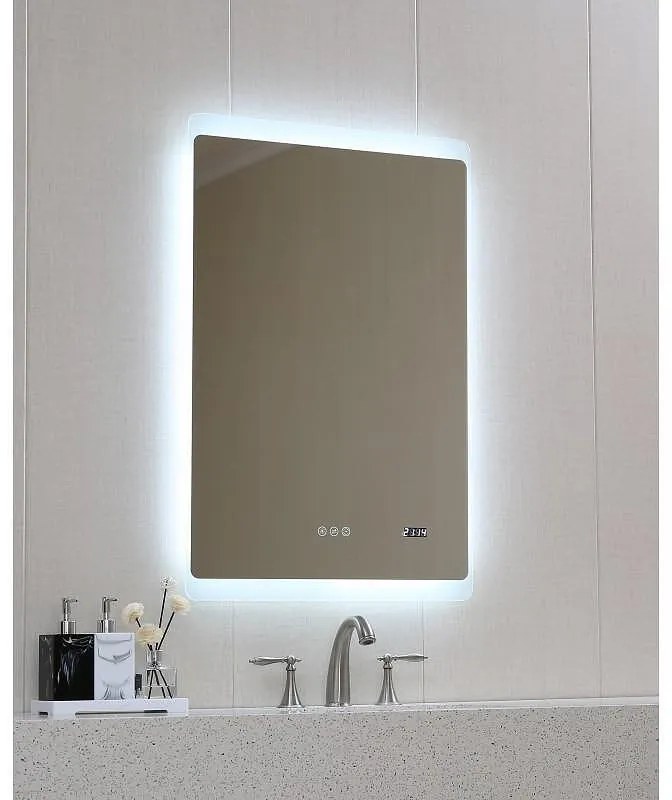 LED огледало за баня с нагревател, 60x90см, Inter Ceramic, ICL 1811