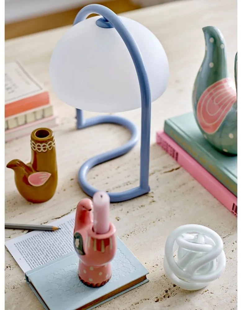 Синя настолна лампа (височина 29,5 cm) Favour – Bloomingville