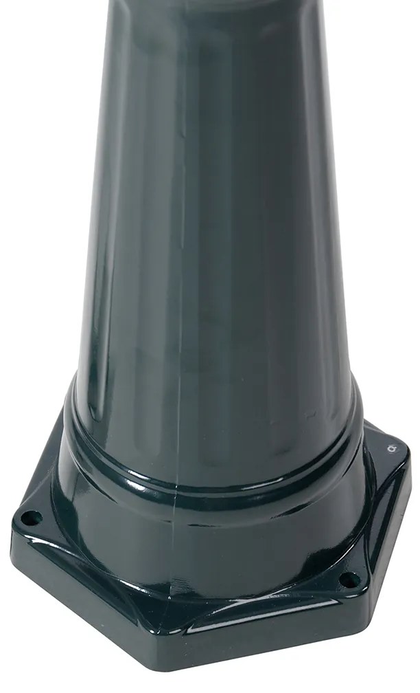 Рустикална външна лампа тъмно зелена 3-светлина IP44 - New Orleans