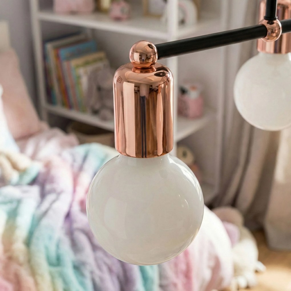 Плафон c 4 рамене Rose Gold 392200